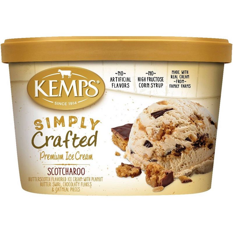 Kemps Simply Crafted Scotcharoo Ice Cream - 48oz