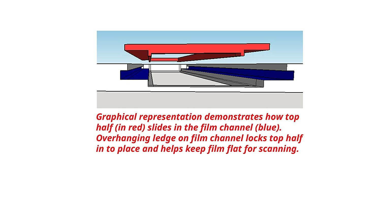 110 Film Holder compatible w/Epson V750/V700 Film Scanners