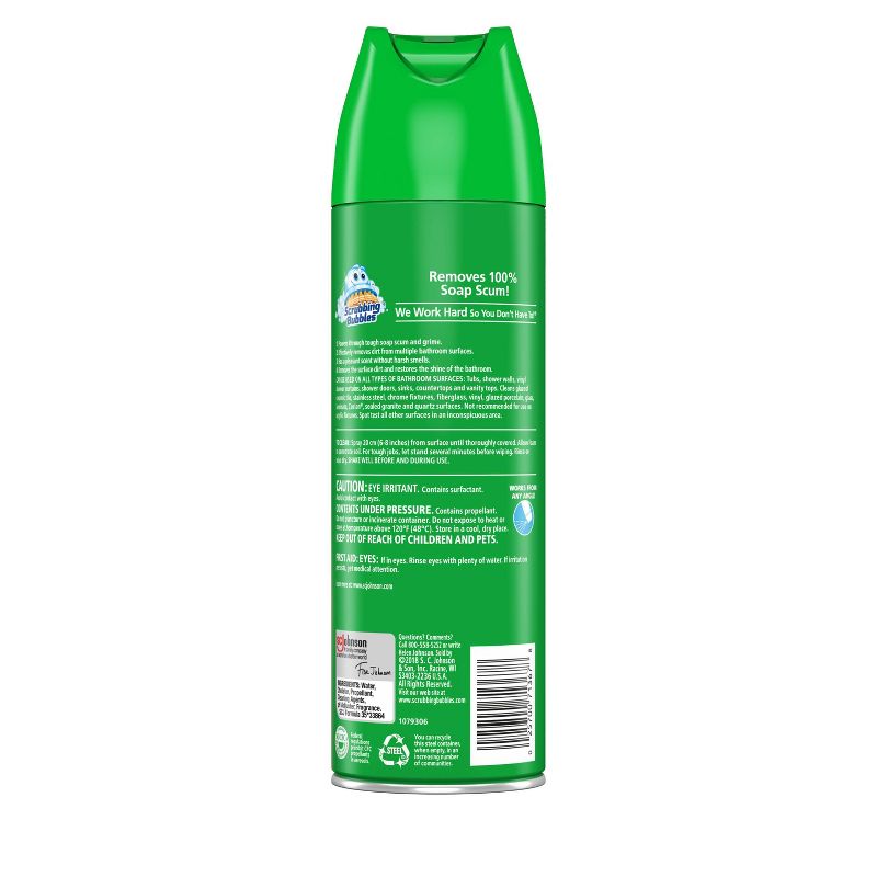 Scrubbing Bubbles Bathroom Grime Fighter Aerosol Rainshower - 20oz