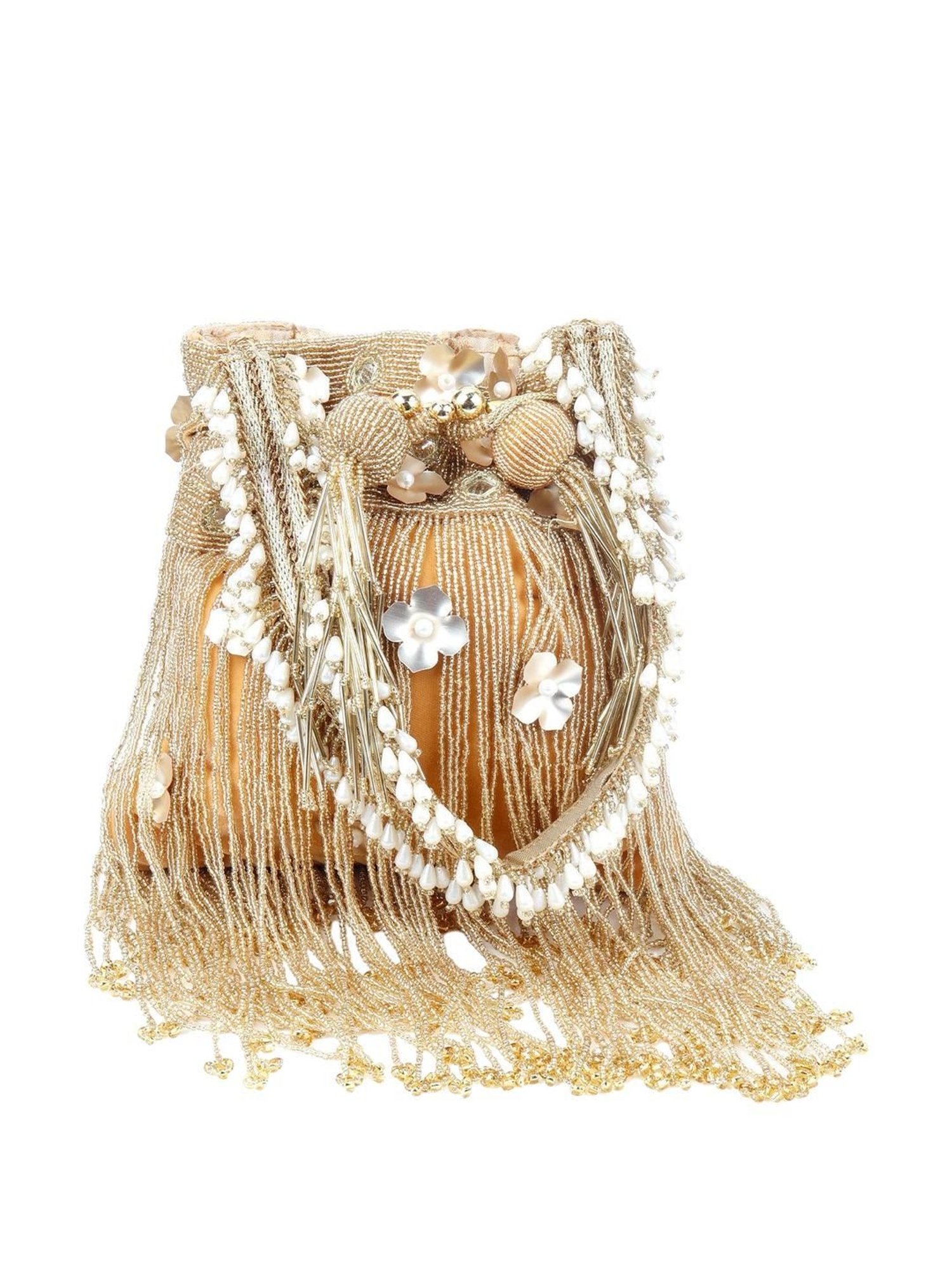 Odette Gold Embellished Potli