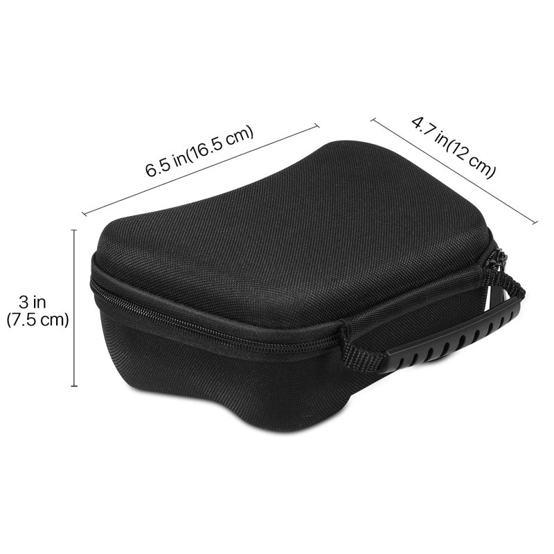 Console Controller Holder Case For PS5 Dualsense, Xbox Series X/S, Switch Pro Controller Gamepad Carrying Pouch Storage Bag Organizer, Shock-proof EVA, Water Resistant Protection