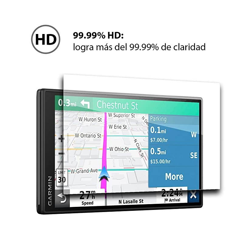 GPS System Accessories Navigation Display Tempered Glass Screen Protector for Garmin DriveSmart 55 55 Inch Touch Screen Protector AntiExplosion High Definition