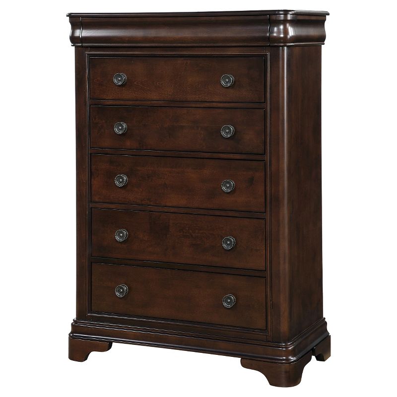 Conley Vertical Dresser Cherry - Picket House Furnishings