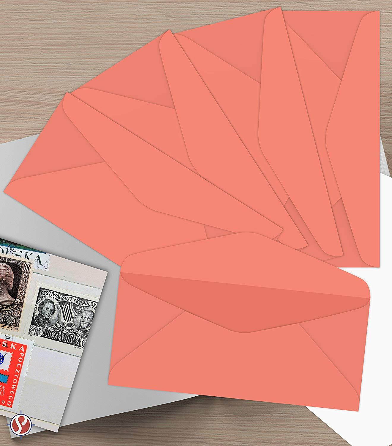 Bright Color #10 Envelopes - 50 Envelopes (Ultra Lava)