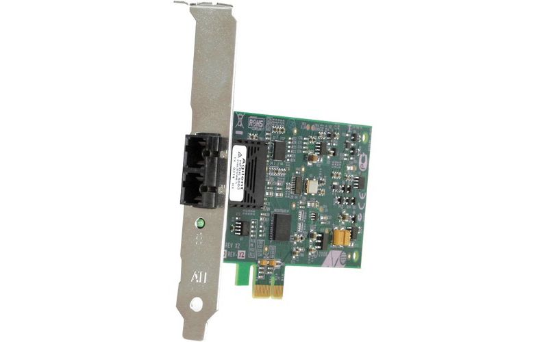Allied Telesis AT-2711FX Fast Ethernet Fiber Network Interface Card - PCI Express x1 - 1 x ST - 100Base-FX