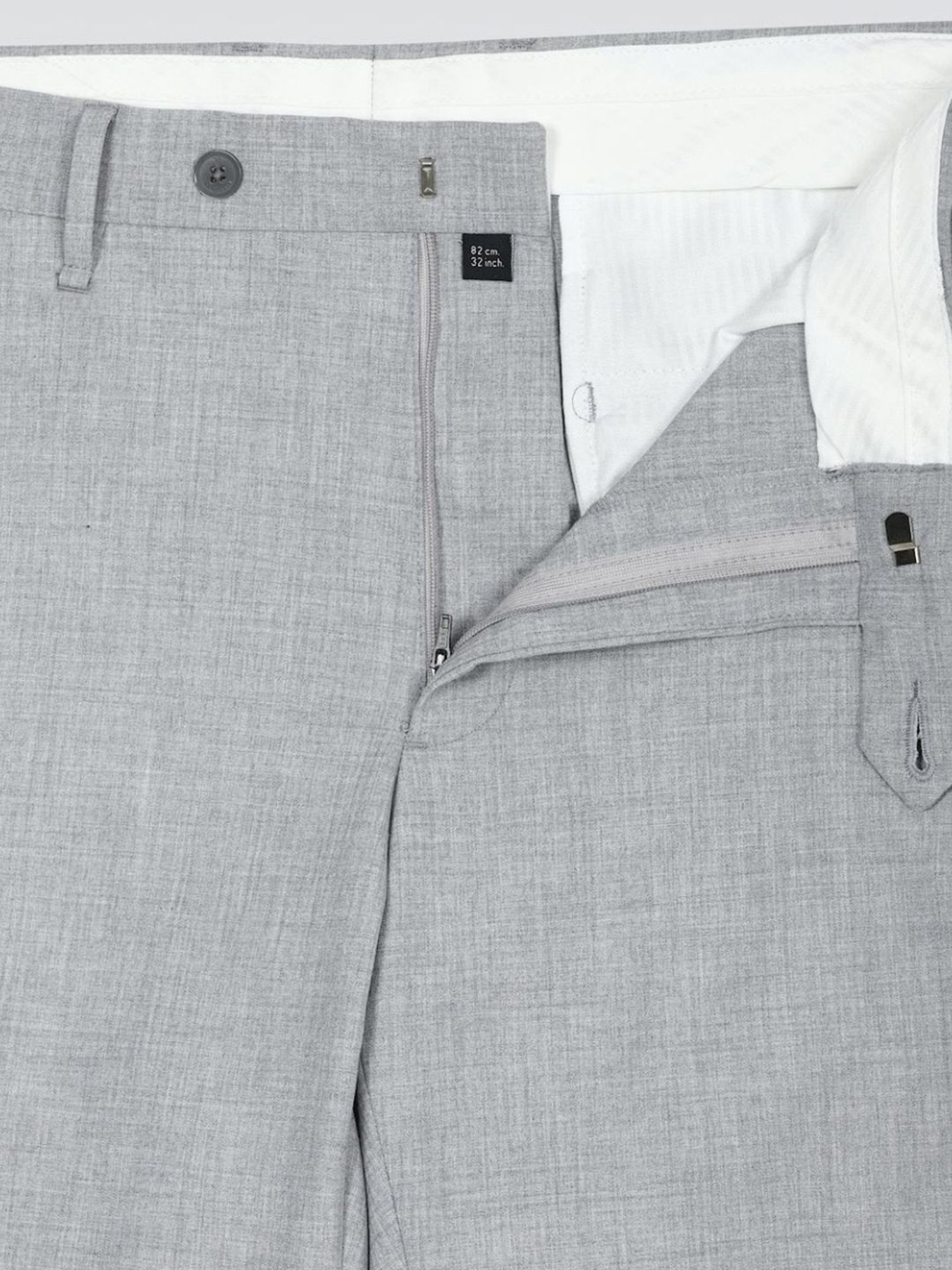 Van Heusen Grey Slim Fit Trousers
