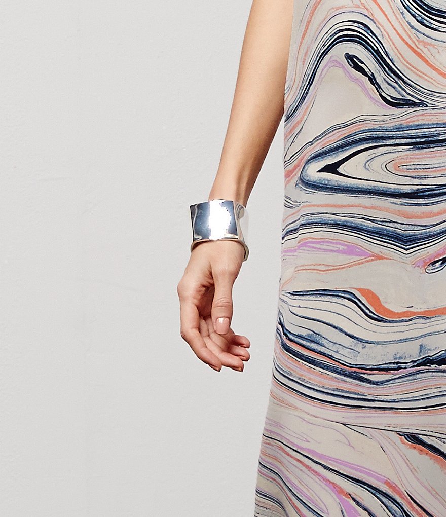 Robert Lee Morris Soho Square Hinge Cuff Bracelet