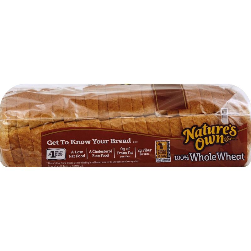 Nature's Own 100% Whole Wheat Bread - 20oz