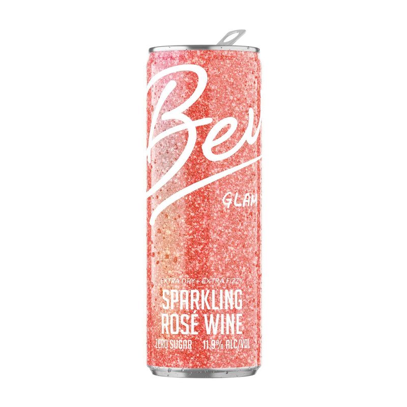 Bev Glam Rosé Wine - 4pk/250ml Cans