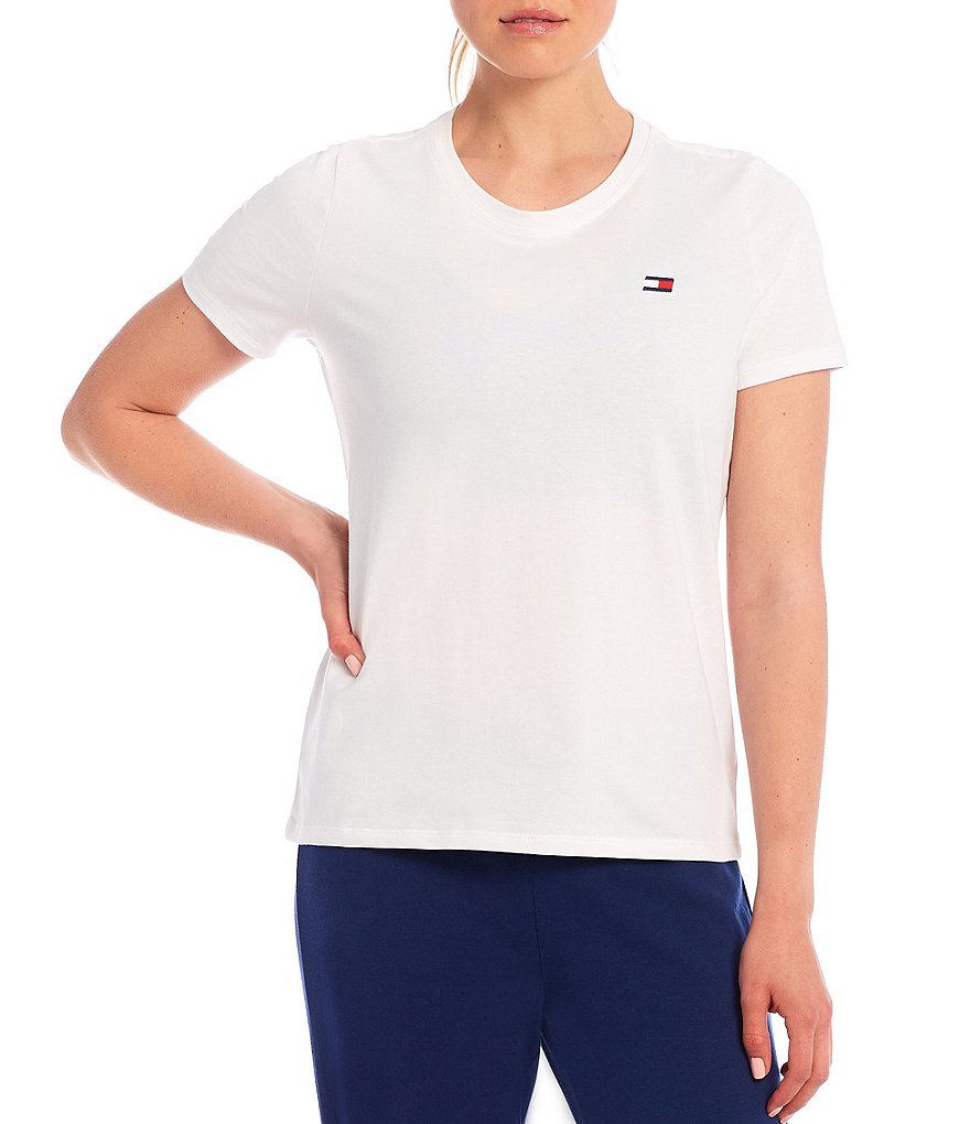 Tommy Hilfiger Sport Crew Neck Short Sleeve Logo Tee