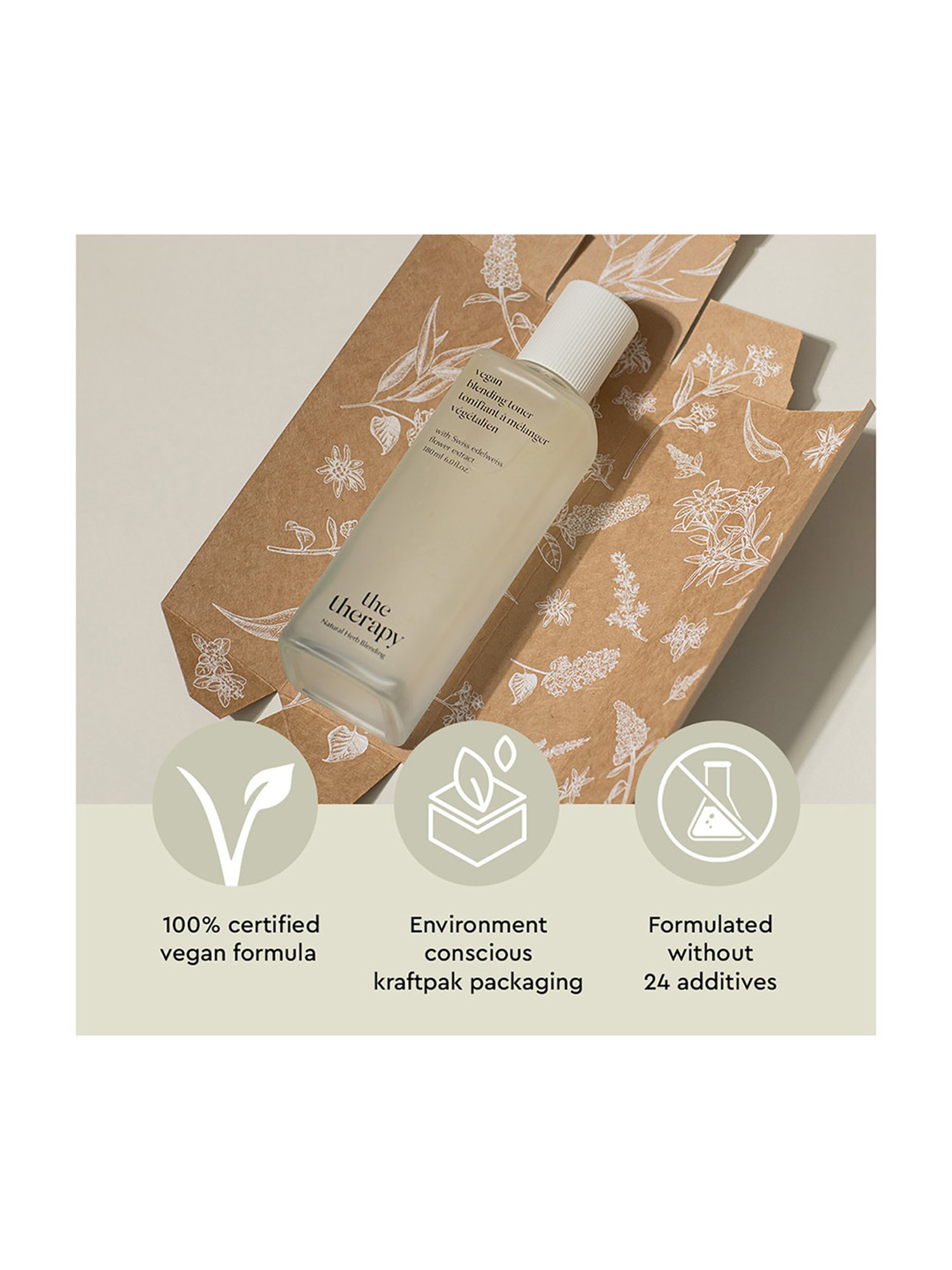 The Face Shop Therapy Organic Vegan Blending Toner - 180 ml