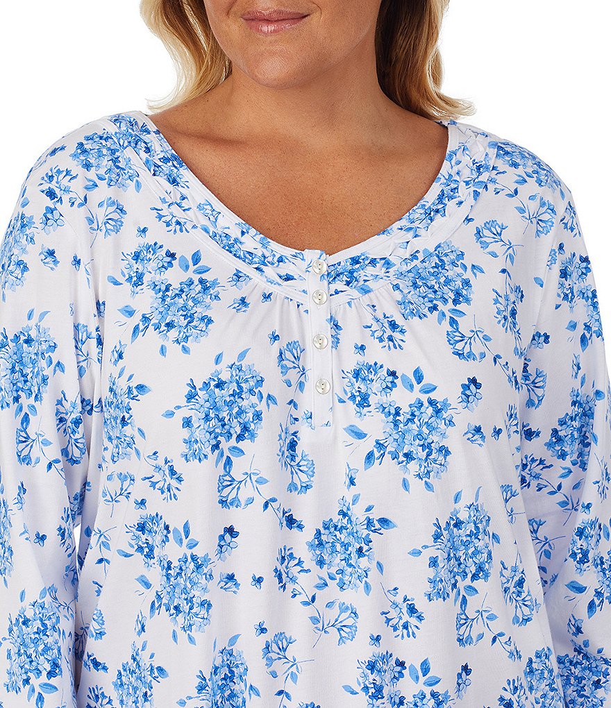 Rya Plus Darling Scoop Neck Charmeuse & Lace Solid Chemise