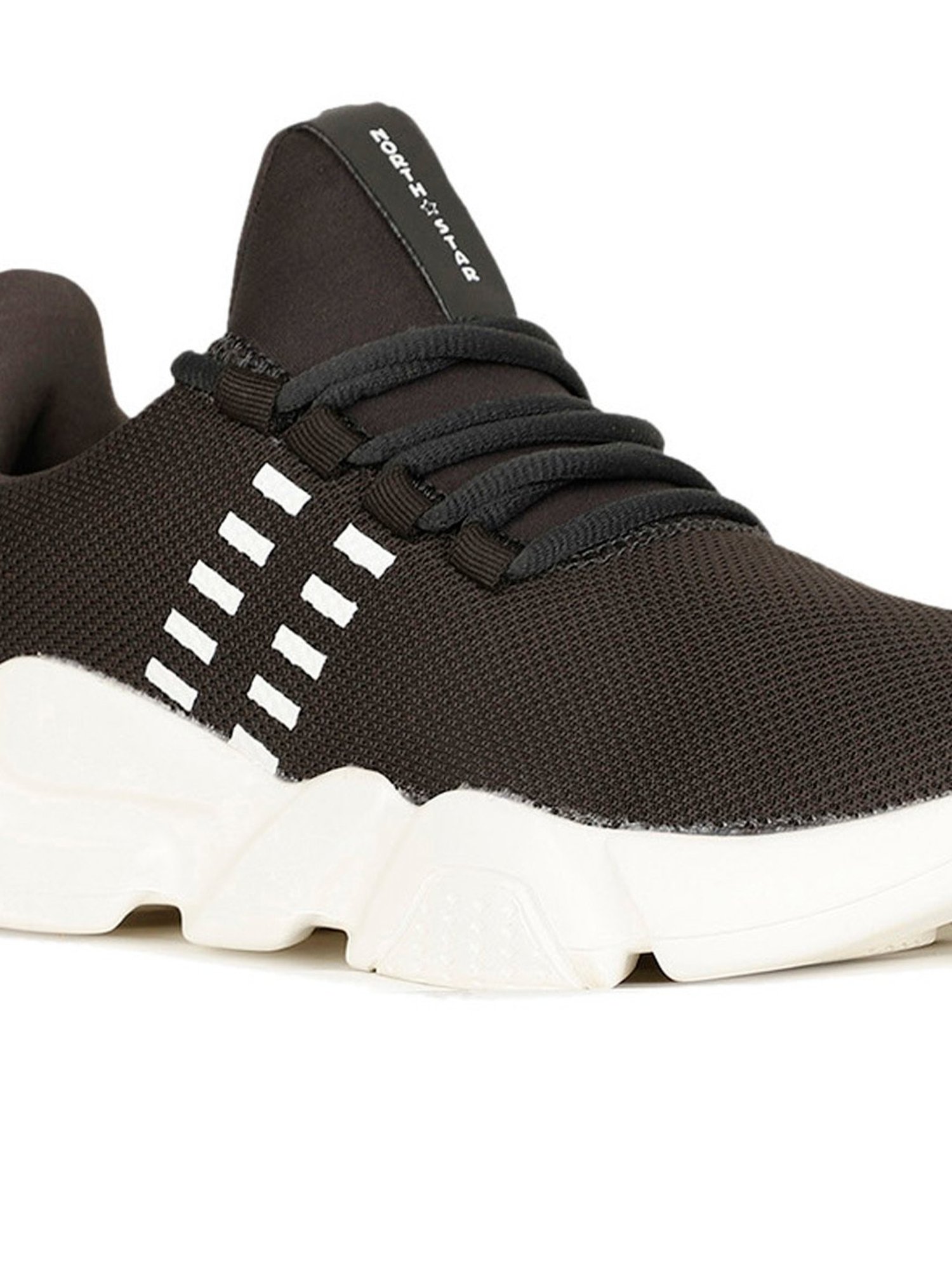 North Star by Bata Men's Charcoal Grey Running Shoes