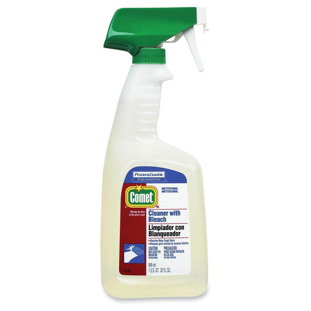 Procter & Gamble Comet Cleaner With Bleach Eliminates Mold/Mildew 32 oz Red