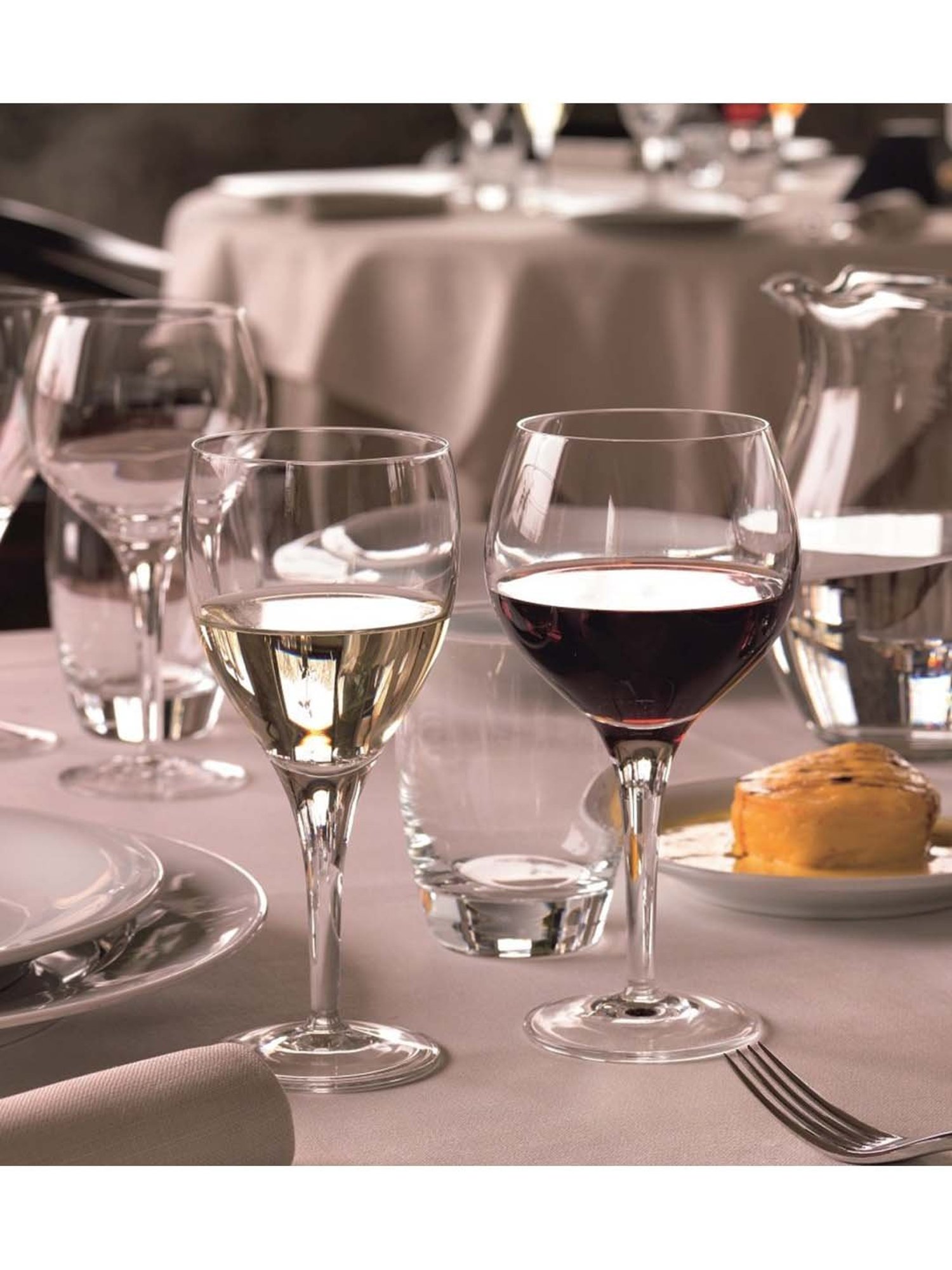 LUIGI BORMIOLI Michelangelo Professional Transparent Wine Glasses - Set of 6