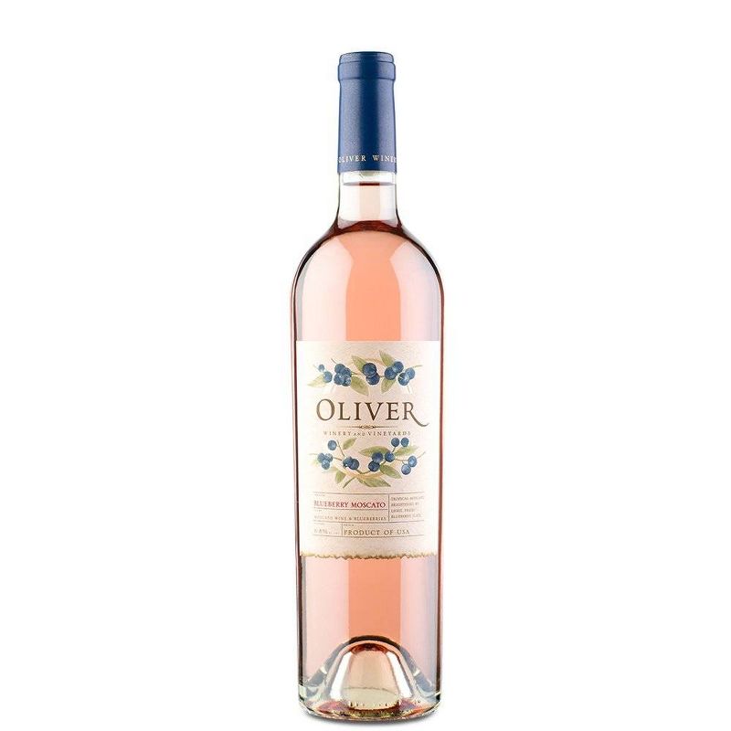 Oliver Blueberry Moscato Wine - 750ml Bottle