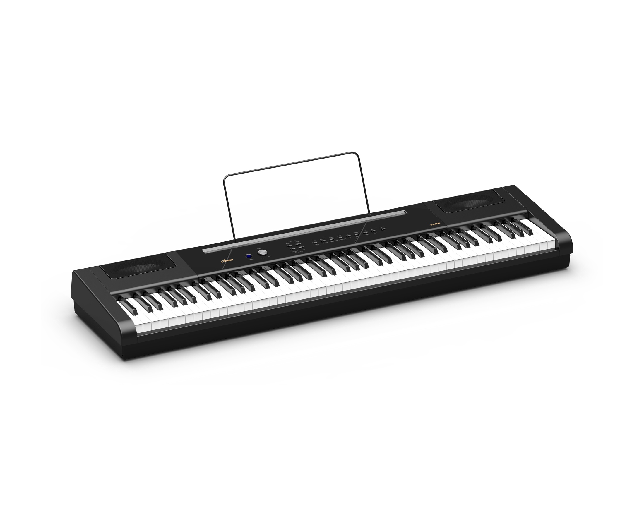 Artesia PA-88H+ 88-Key Weighted Hammer Action Digital Piano with Sustain Pedal, Power Supply and Two Free Months of Online Lessons from TakeLessons