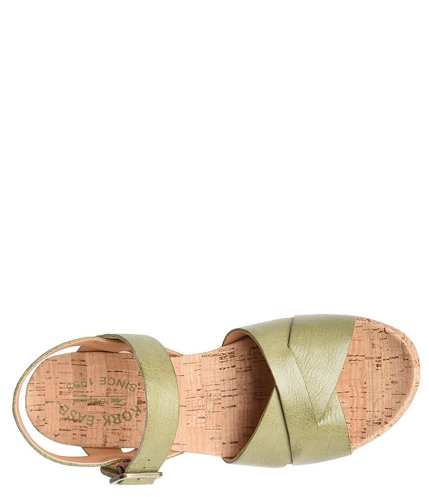 Kork-Ease Myrna 2.0 Leather Cork Platform Wedge Sandals