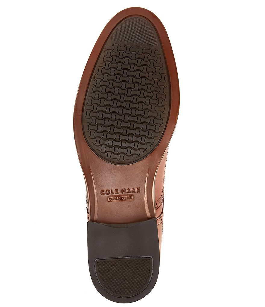 Cole Haan Men's Dawson Leather Wingtip Lace Up Oxfords