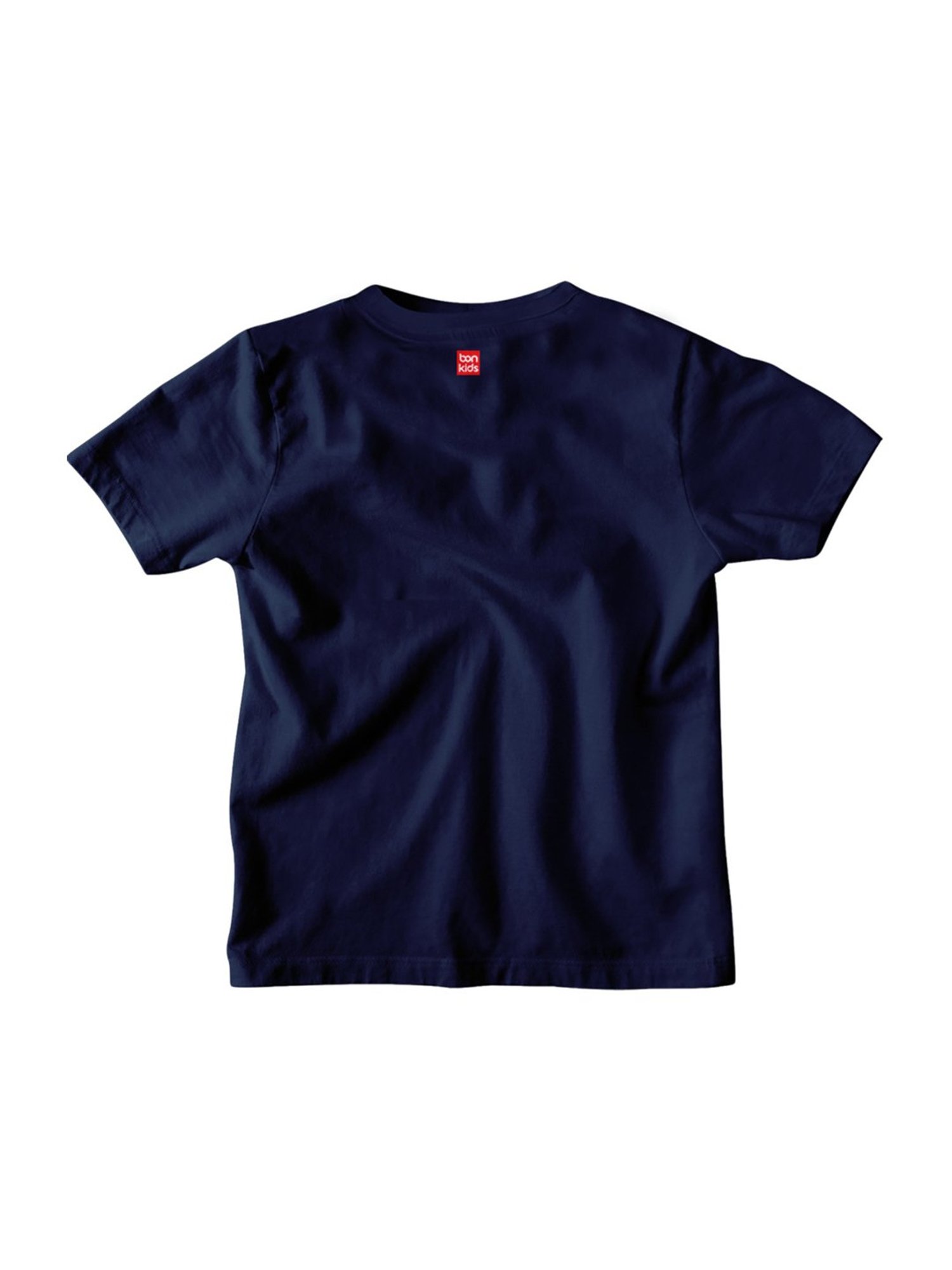 Bonkids Kids Navy Cotton Printed Avengers T-Shirt