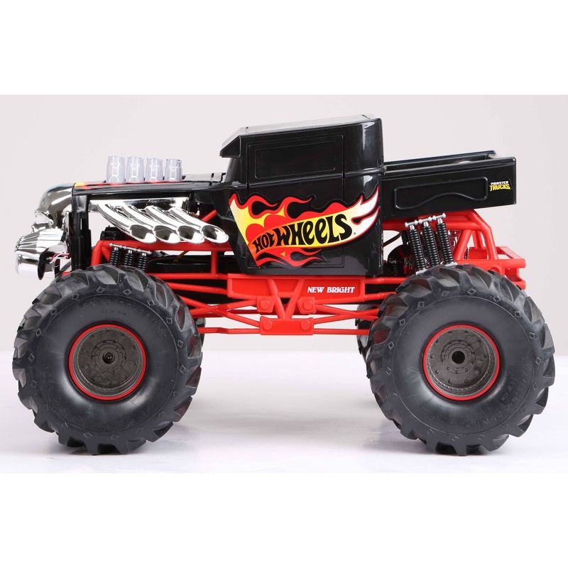 New Bright R/C 1:10 Scale  Hot Wheels Monster Truck - Bone Shaker