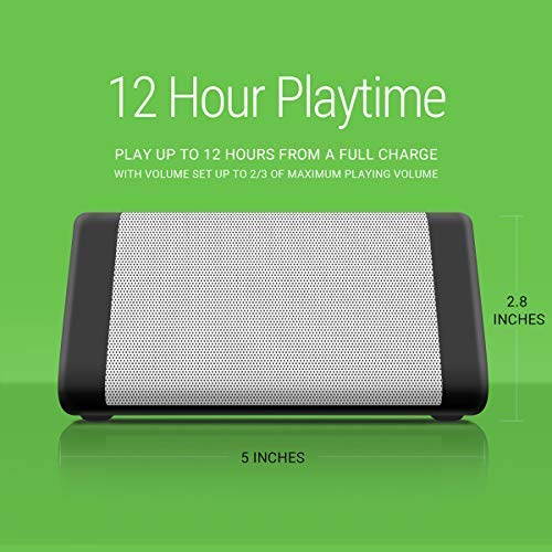 OontZ Angle 3 Bluetooth Speaker IPX5 Water Resistant (Black) by Cambridge SoundWorks