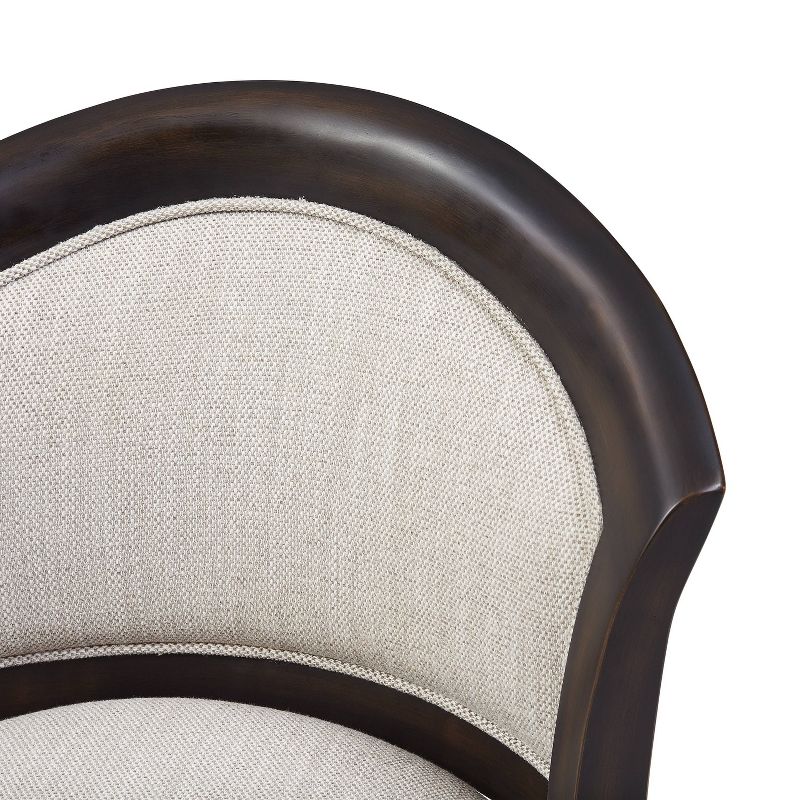 Monae Wood Swivel Counter Height Barstool Aged Black - Hillsdale Furniture