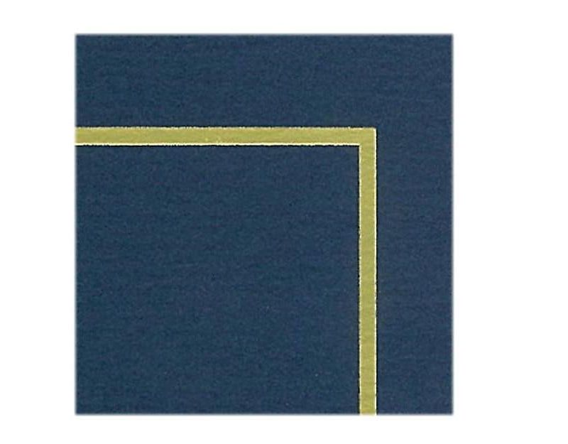 Southworth Certificate Jacket Navy w/Gold Border 88 lbs. 9-1/2 x 12 5/Pack PF6
