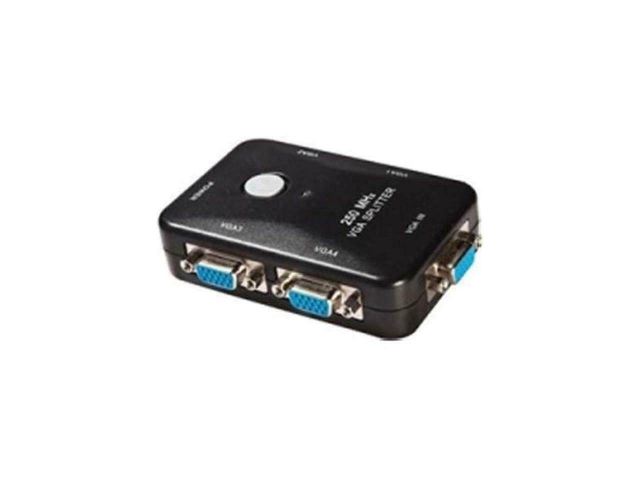 HDMI to VGA 5 Pack  GoldPlated HDMI to VGA Adapter Male to Female for Computer Desktop Laptop PC Monitor Projector HDTV Chromebook Raspberry Pi Roku Xbox and More Black