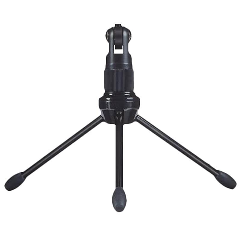 Desktop Mini Condenser Microphone With Tripod White