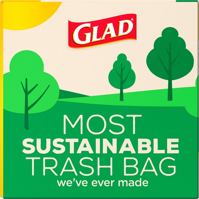 GreenPolly Drawstring Recycling Trash Bags - 13 Gallon - 20ct