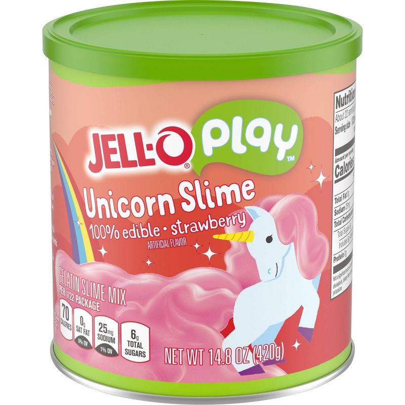 Jell-O Play Unicorn Slime Strawberry - 14.8oz
