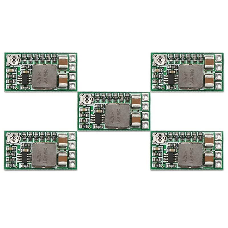 5v Regulator,  5pcs Mini Voltage Reducer DC 4.5-24V 12V 24V Step Down to 5V Buck Converter Board 3A Volt Step-Down Transformer Power Supply Module