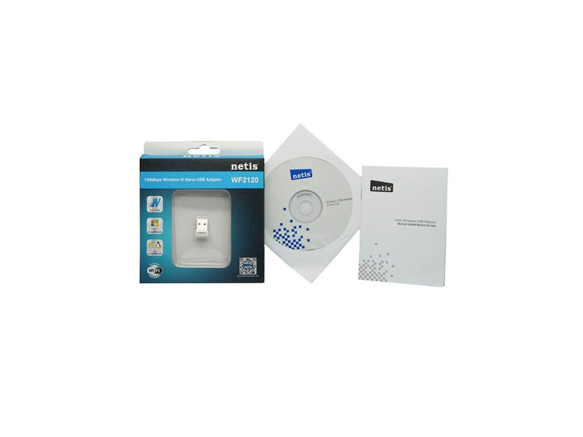 Monoprice netis WF2120 Wireless Nano USB Adapter, Compatible with Windows, Mac OS X, Linux