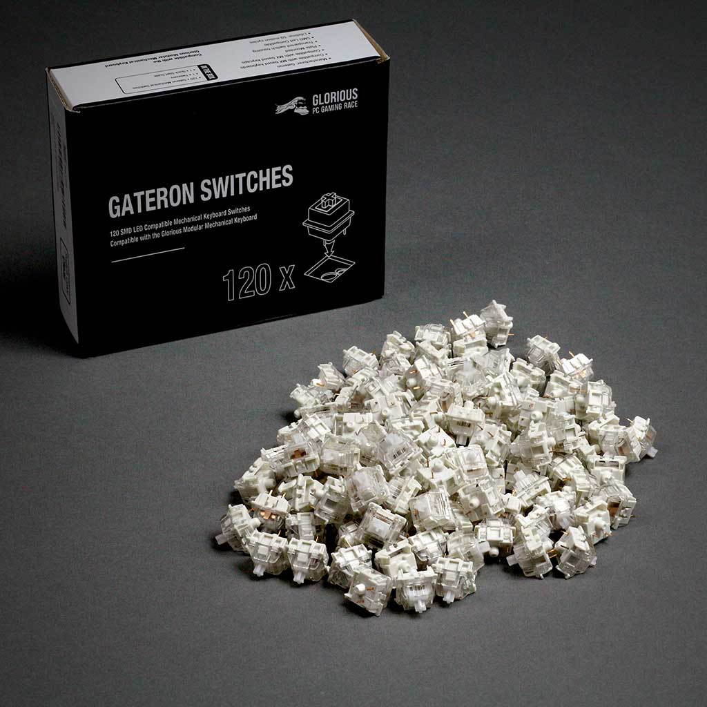 Gateron Red SMD-LED Compatible Mechanical Keyboard Switches