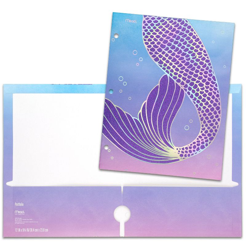 Day Designer Padfolio with Notepad Black - Blue Sky