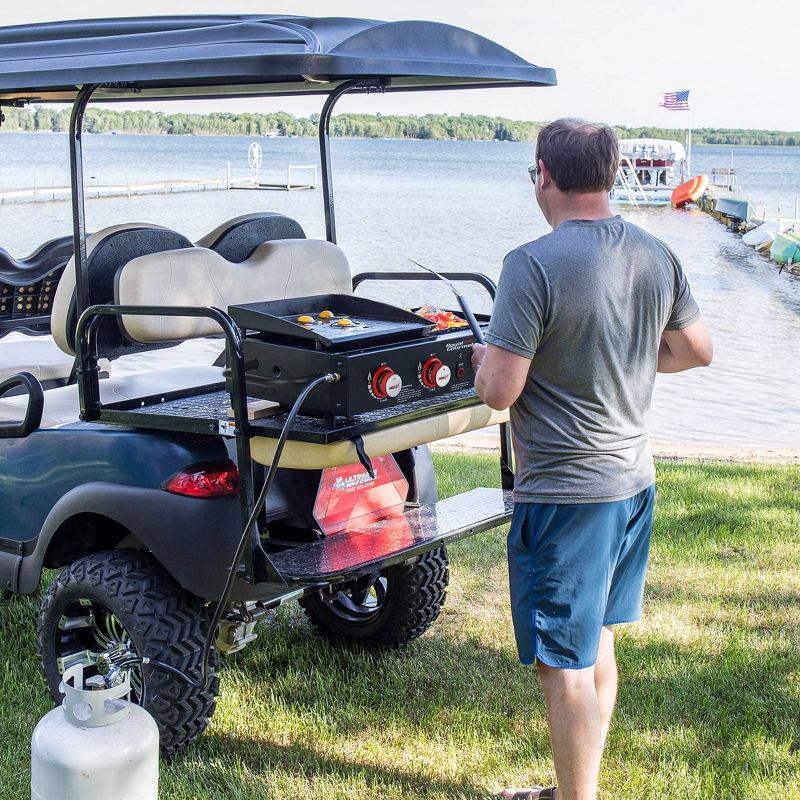 Royal Gourmet Tailgate 4-Burner Gas Griddle Combo Grill GD4002T Black