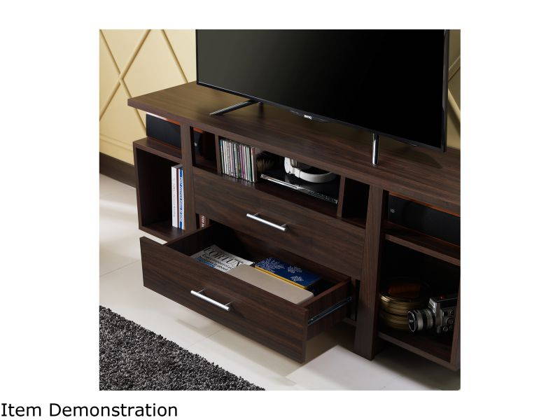 AVF FSL700LUCSW-A 32 - 65" Reflections - Lucerne Curved Pedestal TV Stand