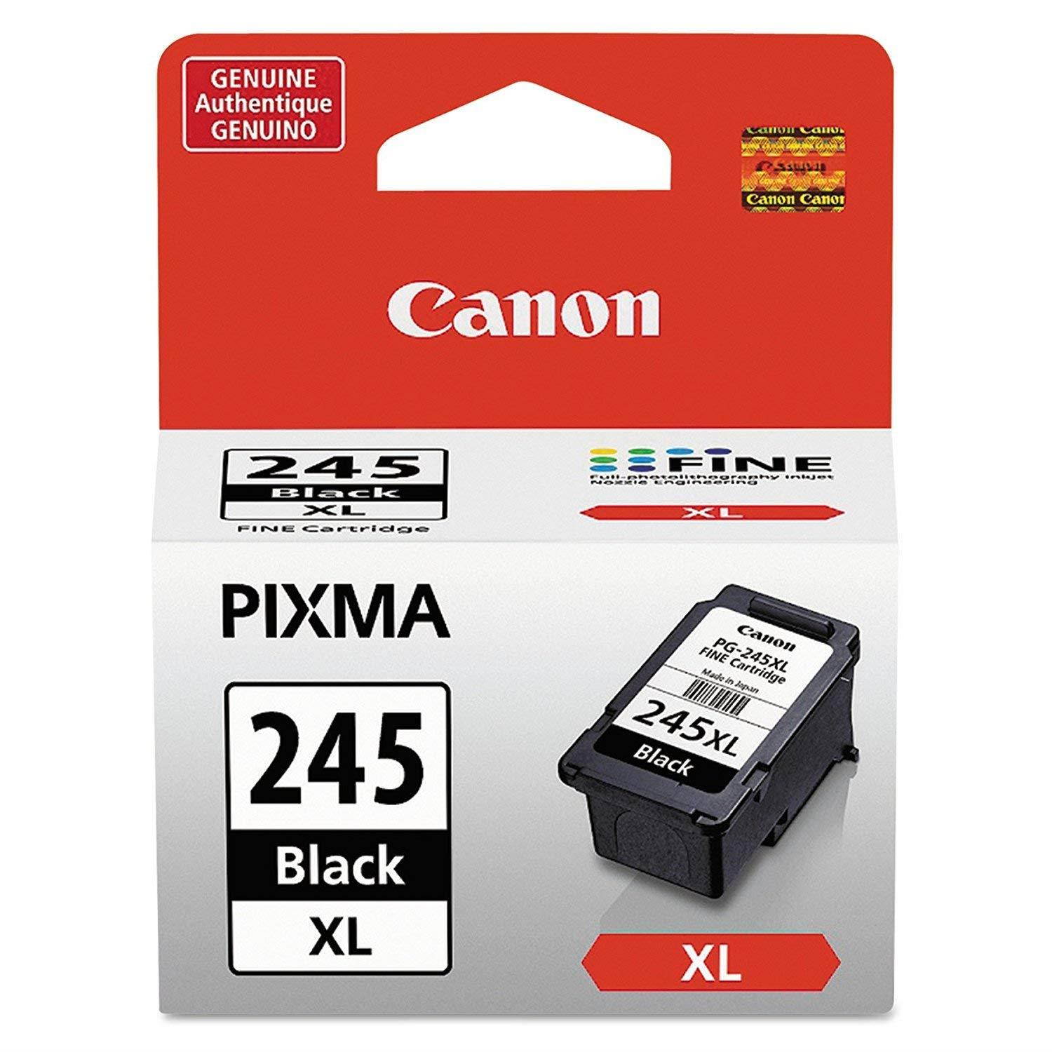 Canon PG245XL Black and CL246XL Color Ink Cartridge Set for PIXMA MG3020, iP2820, MG2420, MG2520, MG2924, TS202, TS3120