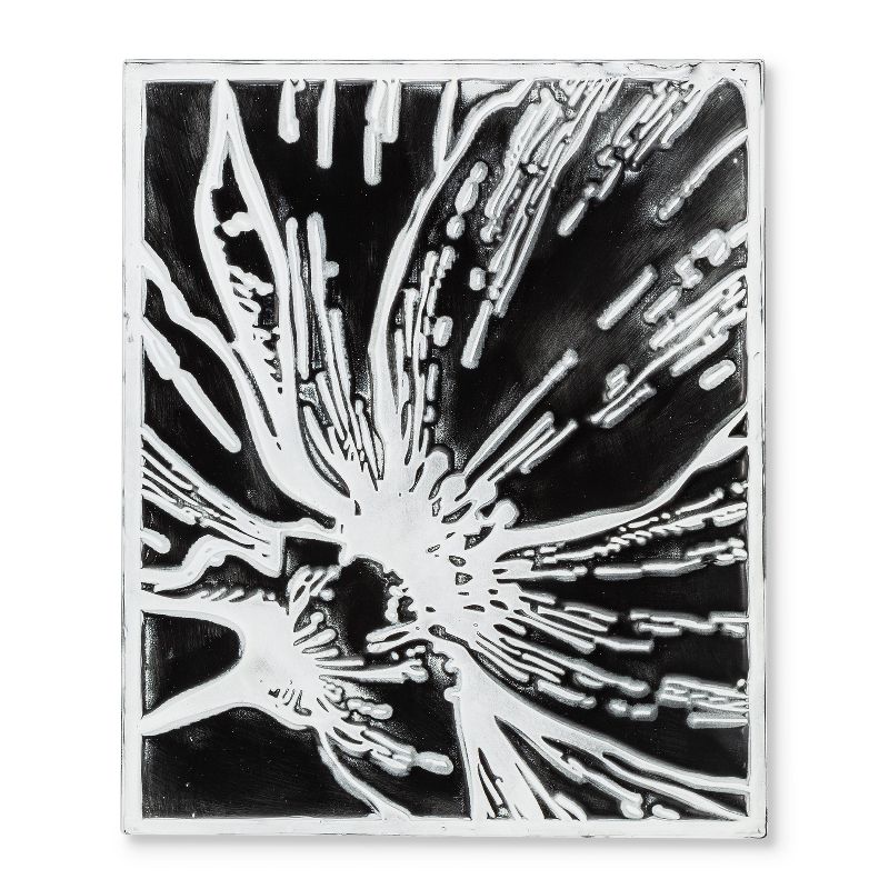 Lone Elm Studios Set of 4 Black and White Metal Wall Art