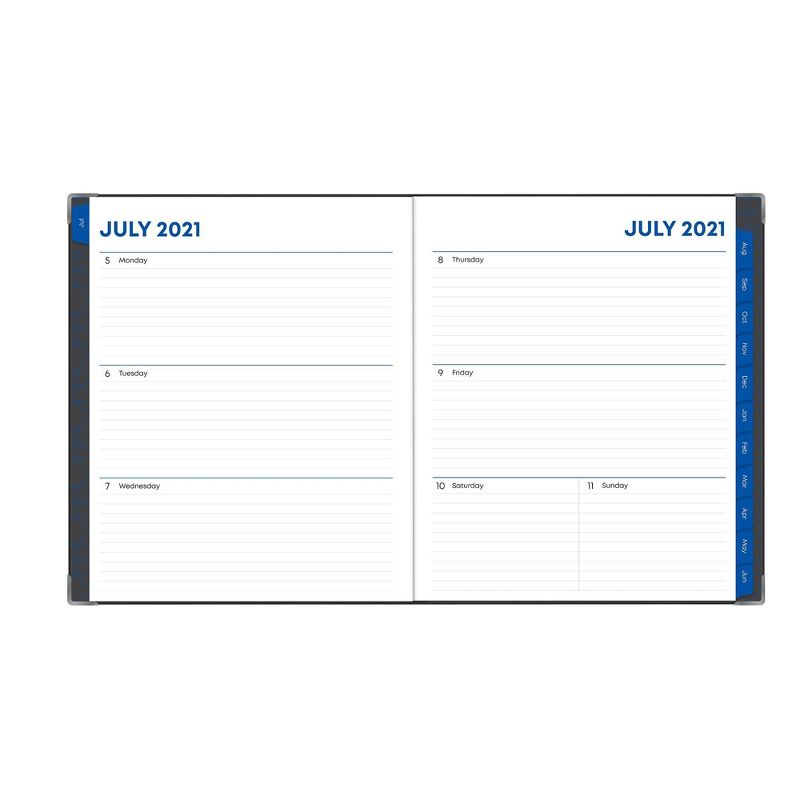 2021-22 Academic Planner 8.5" x 11" Flexible Cover Weekly/Monthly Wirebound Rose - The Home Edit