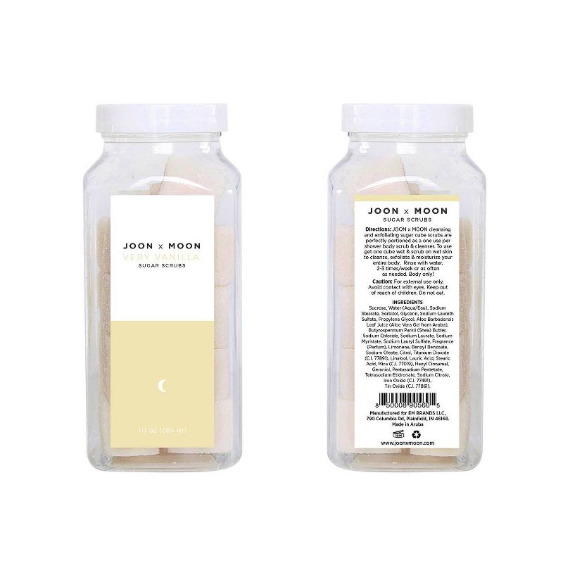 Joon X Moon Vanilla Exfoliating Sugar Cube - 9oz