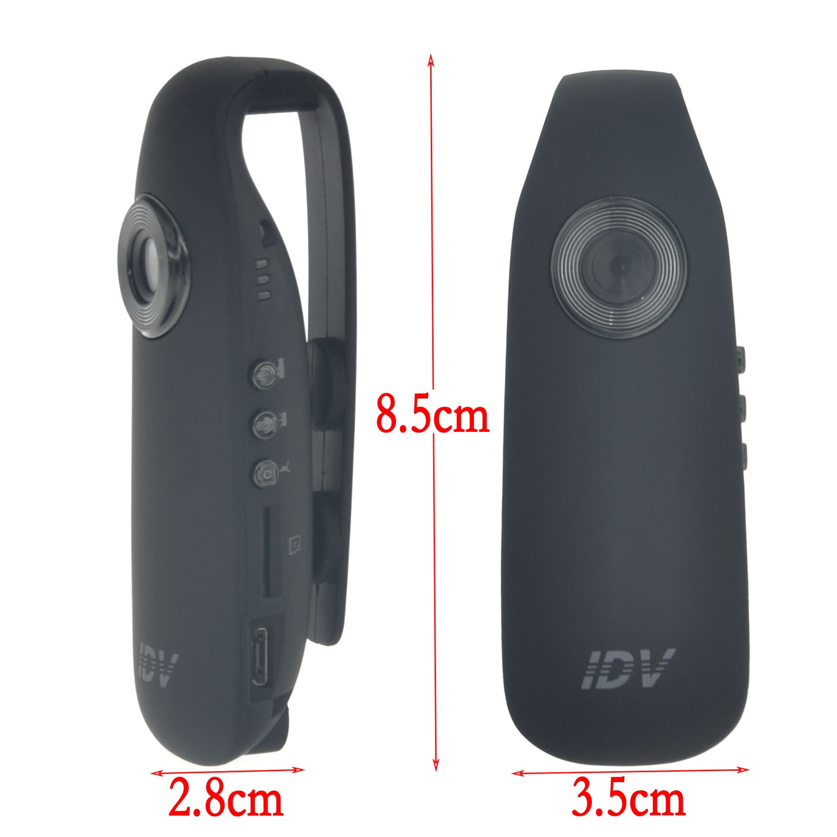 HD 1080P 130&deg; Mini Camcorder Dash Cam Police Body Motorcycle Bike Motion Camera