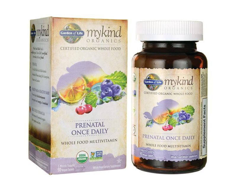 Garden of Life Multivitamins Mykind Organics Prenatal Once Daily Whole Food Multivit Tablet 90ct.
