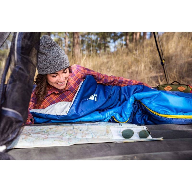 Sierra Designs Shadow Mountain 45 Degree Fahrenheit Sleeping Bag - Blue