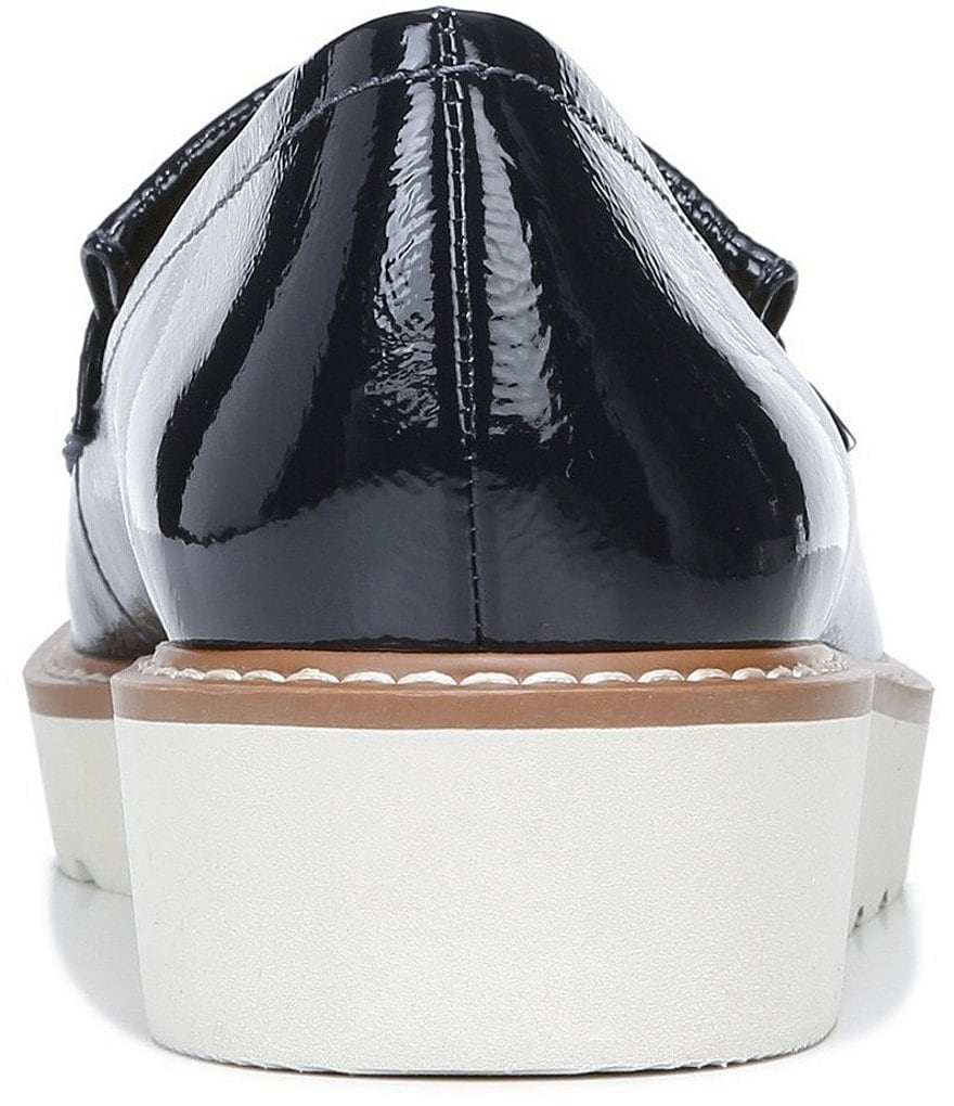 DKNY Eli Leather Logo Hardware Strap Loafers