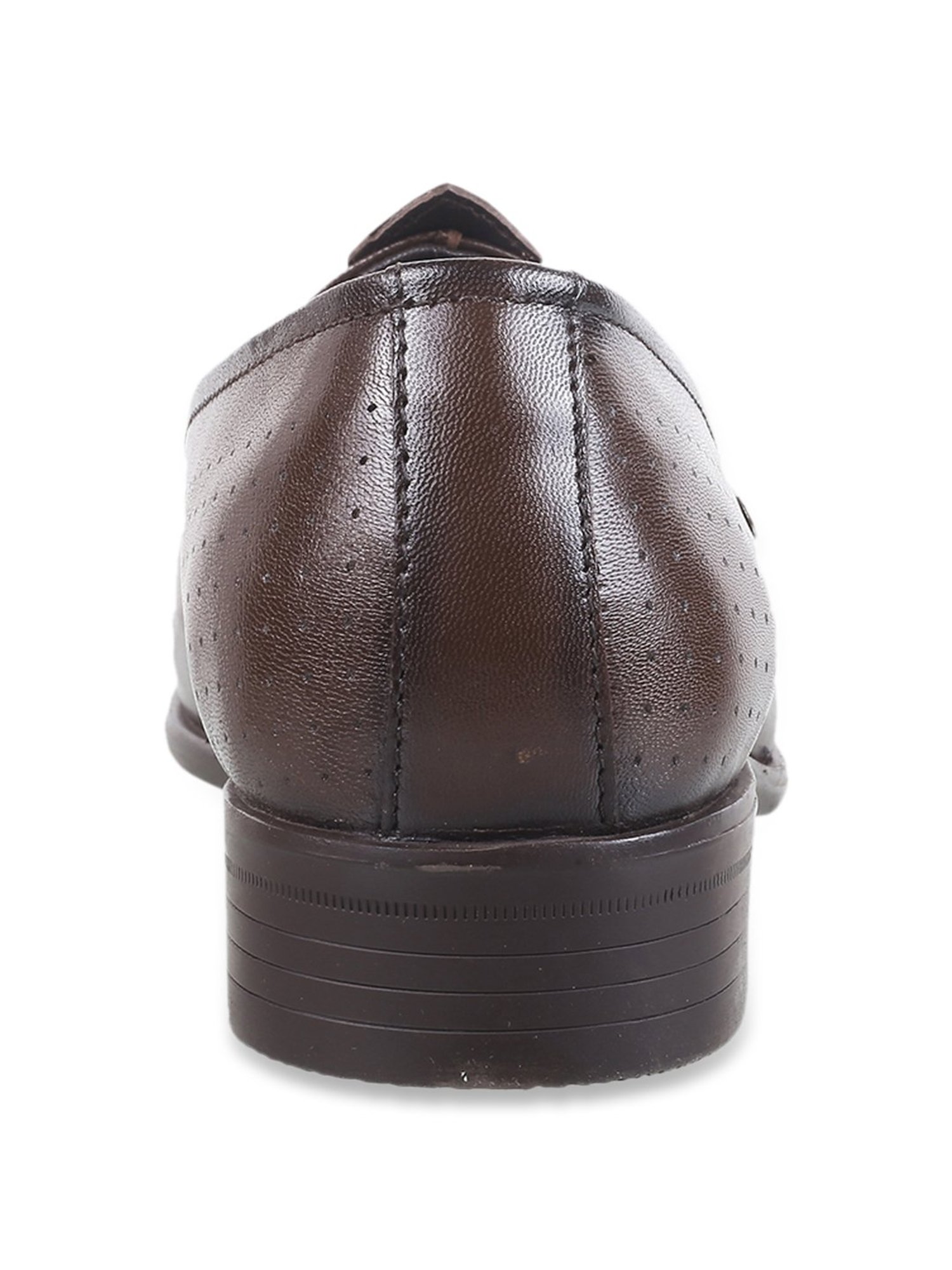 Mochi Men's Brown Ethnic Juttis