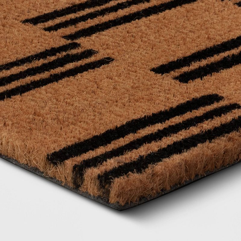 Door Mat Broken Stripe Black/Beige - Project 62™