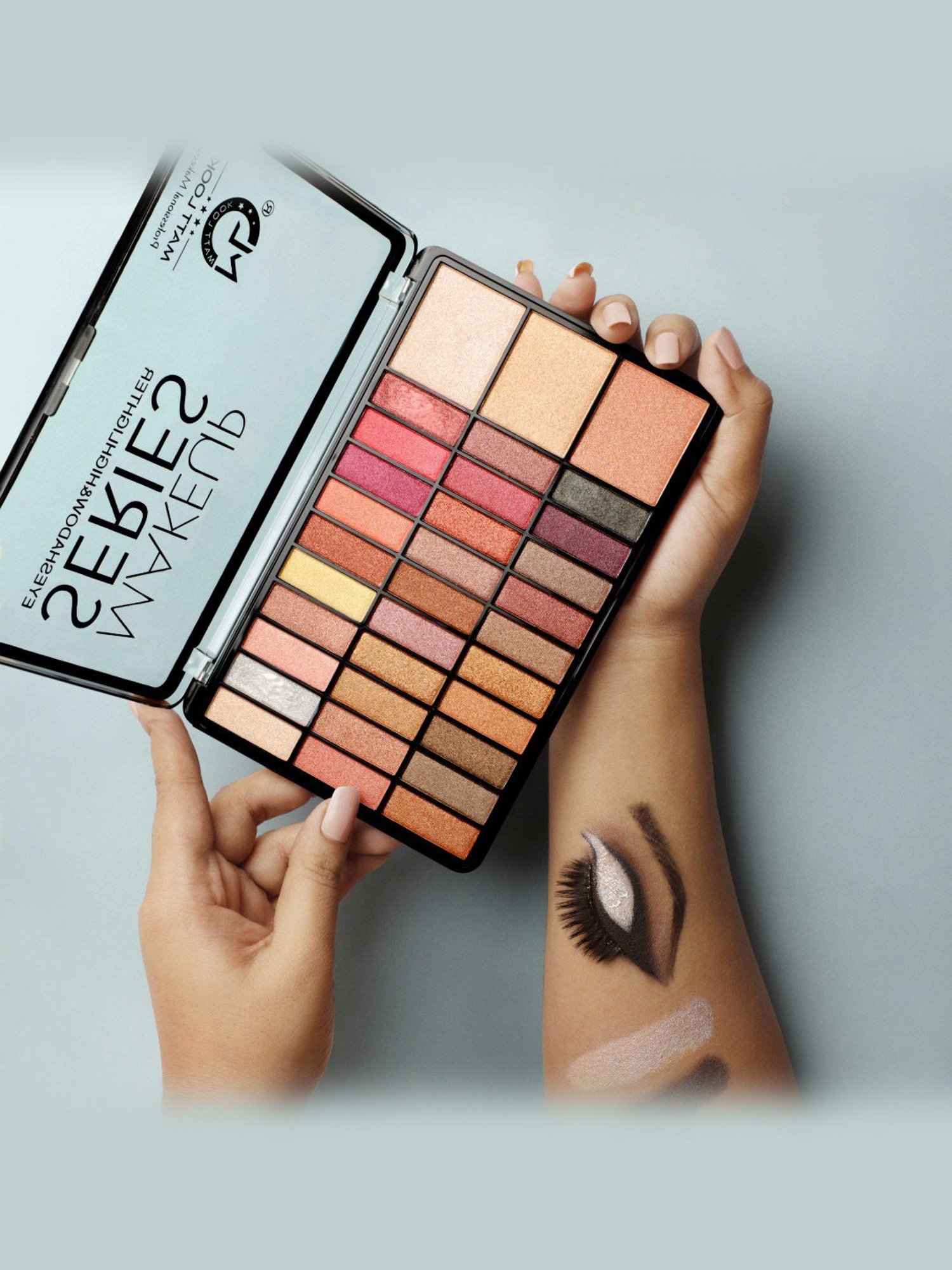 Matt Look Makeup Series Eyeshadow & Highlighter 02 - 49 gm