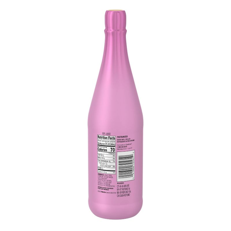 Welch's Sparkling Rose Cocktail Juice - 25.4 fl oz Glass Bottle